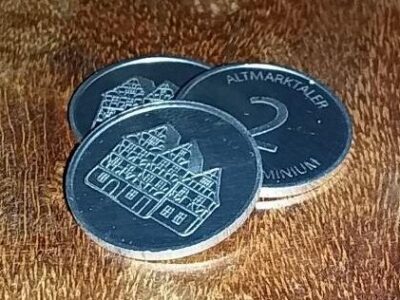 Altmarktaler Aluminiummedaille